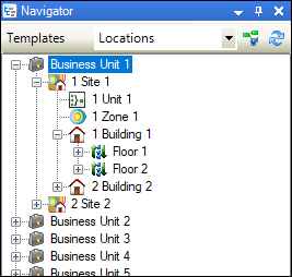 Navigator panel